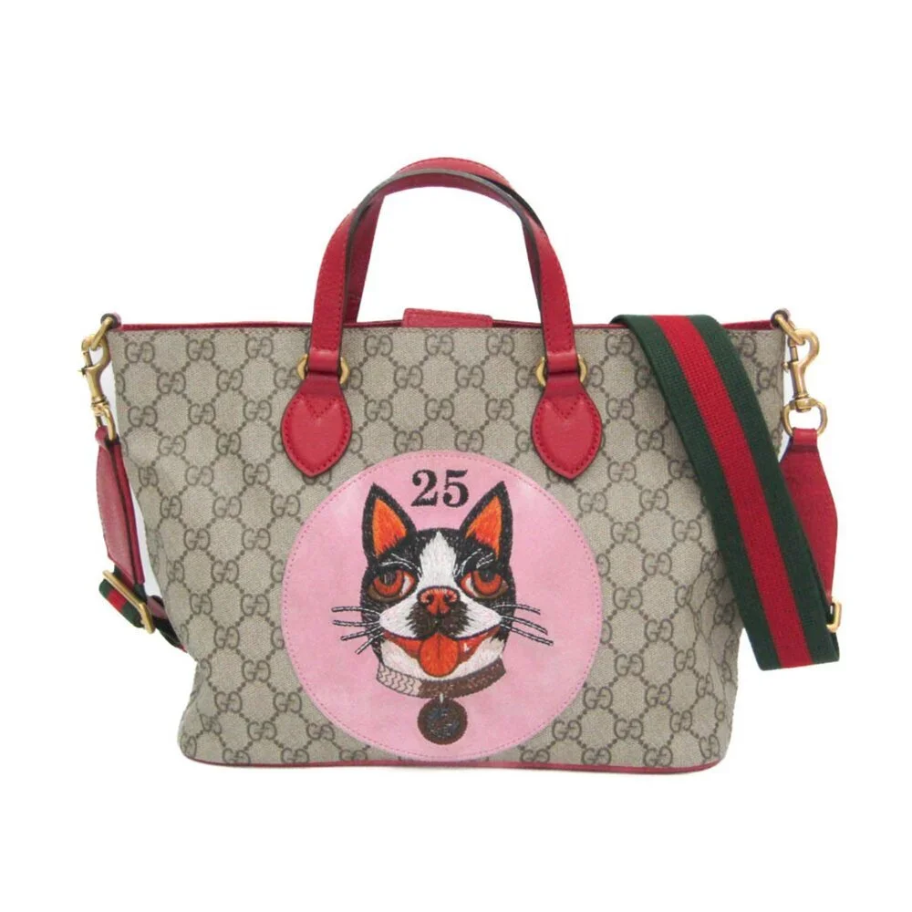 GUCCI Authentic Cream Leather Shoulder Bag - Picture 1 of 13